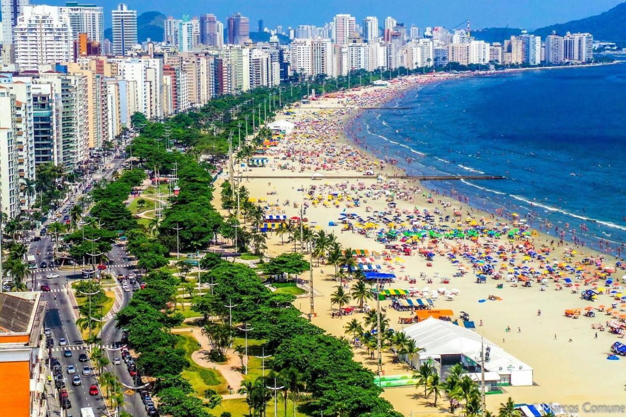 Quadra Praia 70 M Do Mar Santos  Extérieur photo